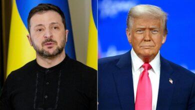 Zelensky and Trump