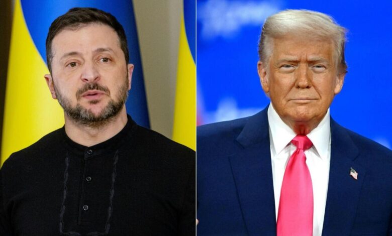 Zelensky and Trump