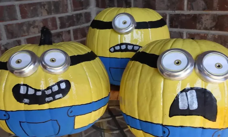 Make Minion Pumpkins